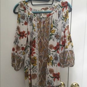 Floral Off-The-Shoulder Blouse